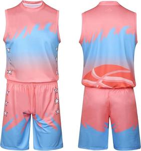 BSCI été enfants vêtements de sport de plein air garçons jeunes basket-ball gilet costume court en gros grande taille disponible ensembles Style - Product Image 1