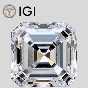 Diamant de laboratoire Asscher 2 carats F VS1 certifié IGI, taille Asscher, en vrac - Product Image 1