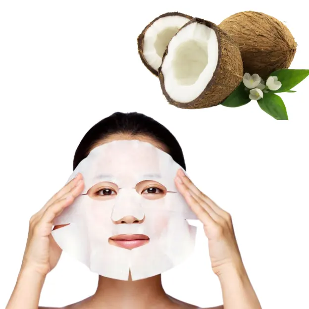 Hot product full face covering for skincare made from coconut improve skin tone order in bulk good price