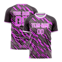 Maillots de football 3D personnalisés avec nom et numéro pour adultes, respirants, légers, imperméables, à séchage rapide, manches courtes, de haute qualité