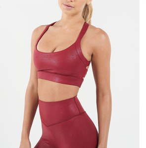 OEM Custom Women's Fashion Wet-Look <b>Black</b> Cow Hide Leather Sexy Strapless Bralette <b>Lace</b> Top Breathable Solid Pattern Short - Product Image 6