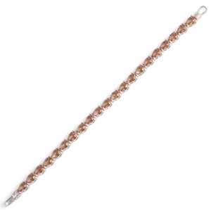 Bracelet tennis en argent sterling 925 avec pierre zultanite, design inspiré des canaux aquatiques, tendance - Product Image 2