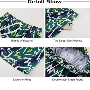 Shorts de sport décontractés pour hommes Sublimé Imprimé Athlétique Gym Fitness Training Workout Wear avec taille élastique pour un usage masculin - Product Image 6