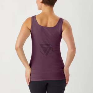 Diseña Tu Propia Camiseta de Tirantes Personalizada para Mujer 2024, Mejor Precio, Tejido Satinado Transpirable de Secado Rápido, Bordado 3D, Color Sólido, Verano - Product Image 2