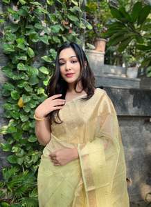 Look élégant de vêtements de mariage de marque Saree en organza et soie tissée avec chemisier et fabricant de travaux de broderie d'Inde - Product Image 2