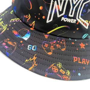 Chapeau seau en coton unisexe Casquette de pêche tricotée d'été avec logo personnalisé en fourrure Offre Spéciale de pêcheur de dessin animé coloré - Product Image 5