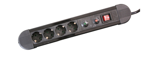 1,5 m. Multipresa con protezione da sovraccarico 3500W 4 prese (Electro DH 36.255) - Product Image 1