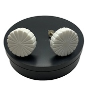 Bouton en résine et en métal le plus chaud, vente en gros, nouvelle poignée de traction pour armoires, portes personnalisées, armoires, tiroirs, bouton de meubles