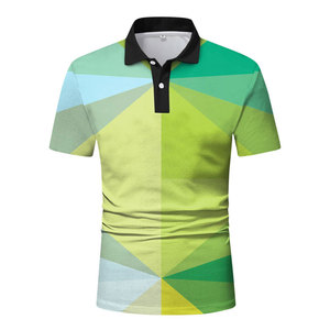Chemises polo en sublimation 2025 pour hommes, logo personnalisé, design de sublimation complète, chemises polo en sublimation à vendre - Product Image 1