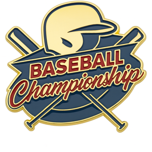 Chapeaux promotionnels cadeau équipe américaine Club personnalisé émail commerce sport insigne épingles de baseball en métal - Product Image 2