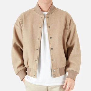 Blouson Bomber de Baseball Style Vintage Personnalisé avec Logo pour Hommes, Uniforme Scolaire et Universitaire, Brodé, en Toile Respirante - Product Image 1