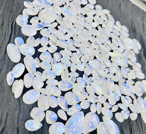 Wholesale <b>Rainbow</b> Natural Moon Stone Cabochon High Grade Flashy Loose Gemstone for Pendant Necklace - Product Image 4