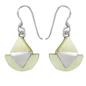 Pendientes de Plata con Diseño Geométrico para Mujer, Joyería Elegante - Product Image 2