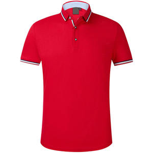 Tela de rizo de algodón 100% de manga corta para hombre para Polos Diseño personalizado Patrón impreso en estilo de golf - Product Image 1
