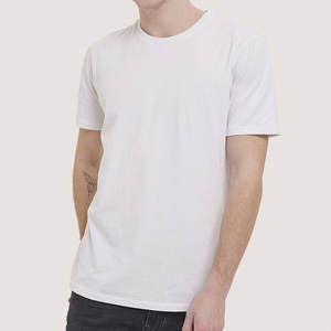 Camisetas holgadas ecológicas con logotipo personalizado de algodón hilado en anillo para hombre 100% estampado de algodón - Product Image 6