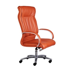 เก้าอี้ผู้บริหาร Farrar 01 รุ่น Ergonomic หุ้มหนังพรีเมียม พร้อมฐานหมุนอะลูมิเนียมหล่อขึ้นรูป ดีไซน์ร่วมสมัย เหมาะสำหรับใช้ในห้องนอนหรือห้องทำงาน - Product Image 1