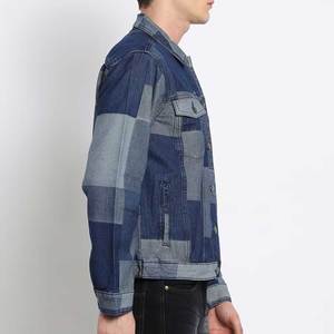 Chaqueta vaquera de algodón 100% para hombre de buena calidad, fácil de usar, con soporte frontal, de secado rápido, transpirable, estilo callejero, a la moda - Product Image 4