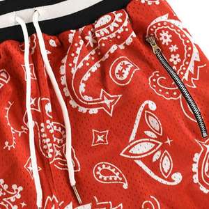 Ropa cómoda para hombre Pantalones cortos deportivos Precio bajo Tamaño personalizado Hombres Pantalones cortos de malla de sublimación - Product Image 6