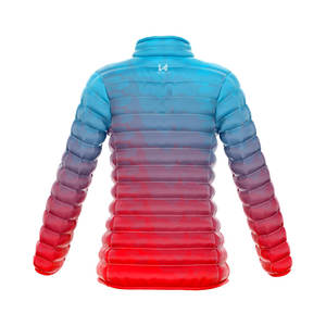 Chaqueta acolchada de algodón con cremallera acolchada para mujer, chaqueta de invierno con soporte, tela de lona con estampado de letras, superventas, con impuestos pagados - Product Image 3