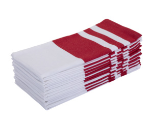 Serviette de table carrée en coton vintage faite à la main, brodée réutilisable et personnalisable, recyclée pour la maison ou l'avion - Product Image 3