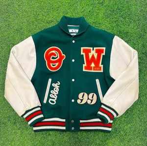 Tenue d'hiver chaude et tendance avec broderie Veste Letterman pour hommes Veste universitaire de haute qualité pour hommes - Product Image 2