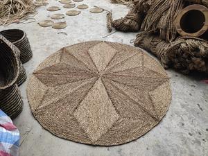 Meilleur prix Vietnam usine haute qualité écologique Style bohème tapis jonc de mer taille personnalisée disponible pour sol de salon - Product Image 5