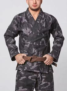 ชุดคาราเต้ผ้าฝ้ายคุณภาพสูงแบบยูนิเซ็กซ์ รับสกรีนโลโก้ ขายส่งชุดศิลปะการต่อสู้ ชุดเทควันโดสำหรับผู้ชายและผู้หญิง - Product Image 3