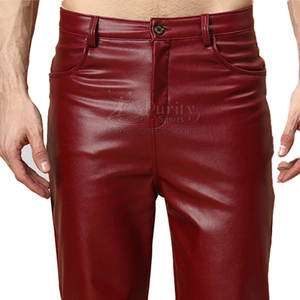 Fabricant pakistanais de pantalons pour hommes pantalons en cuir chauds d'hiver pour hommes meilleur prix de pantalons en cuir - Product Image 5