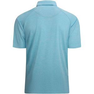 Polos de golf de algodón elástico sólido de manga corta para hombre - Product Image 5