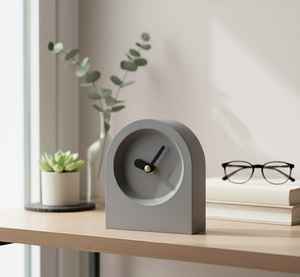 Reloj de Escritorio de Mármol Natural de Lujo CRAFT EXIM, Estilo Art Deco, Funciona con Pilas de Cuarzo, Reloj de Oficina Hecho a Mano, Decoración para el Hogar - Product Image 1