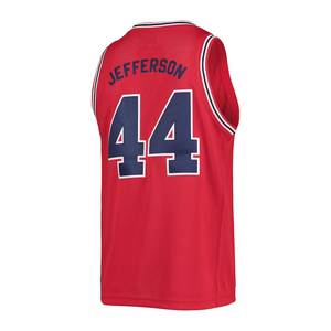 Camisetas de Baloncesto para Hombre, Poliéster/Algodón, Sublimación, Bordado 3D, Impresión Personalizada con Nombres y Logotipos del Equipo, Cuello en V, Manga Corta - Product Image 5