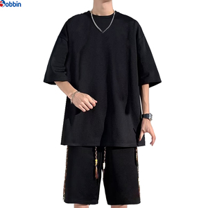 Nuevo Conjunto Deportivo Personalizado para Hombre, Talla Grande, Verano, Secado Rápido, Cómodo, Transpirable, Unisex, con Logotipo Personalizado, de Algodón - Product Image 4