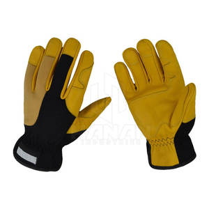 Guantes de montaje industrial con logotipo personalizado de nuevo diseño, punto sin costuras, ajuste flexible para trabajos de fabricación - Product Image 1