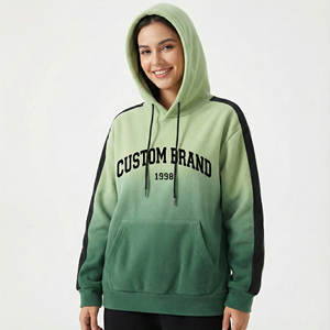 Sweats à capuche en coton lourd avec logo de couleurs personnalisées, streetwear, pull oversize, vêtements d'extérieur de haute qualité, prix de gros pour femmes - Product Image 1