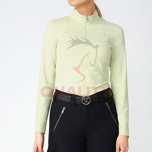 Premium Thermal <b>Compression</b> Shirt for Equestrian Riders Offers Warmth Comfort Flexibility and Performance Support for Riding - Product Image 3