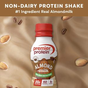 Batido de Proteína Vegetal sin Lácteos Premier Protein, Café con Cafeína para Energía – 11.5 oz líquidas, Paquete de 12 - Product Image 3