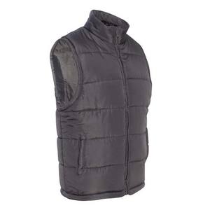 Chaleco Acolchado de Invierno para Hombre, Chaqueta de Lona Impermeable y Transpirable de Poliéster con Cuello Alto, Cierre de Cremallera y Logotipo Frontal - Product Image 5