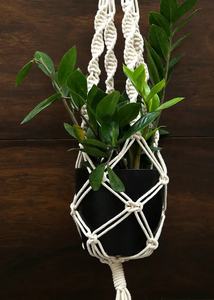 ที่แขวนต้นไม้แบบโบฮีเมียนของตกแต่งบ้านในร่มที่แขวนต้นไม้ทำจากผ้าฝ้ายดีไซน์ตามสั่งเป็นมิตรกับสิ่งแวดล้อม - Product Image 4