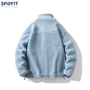 Chaqueta Bomber con Capucha y Cuello Alto de Lona Gruesa Vintage con Logotipo Personalizado para Hombre, con Cierre de Cremallera, Unisex, Cálida para Exteriores - Product Image 2