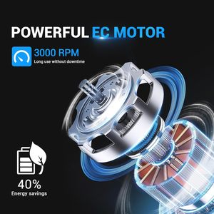 Longwell Ce Rohs Stille 4 ''Ec Inline Duct Ventilator Uitlaat Huis Kanaal Ventilatie Ventilator Voor Badkamer Keuken Kelder Hydrocultuur - Product Image 5