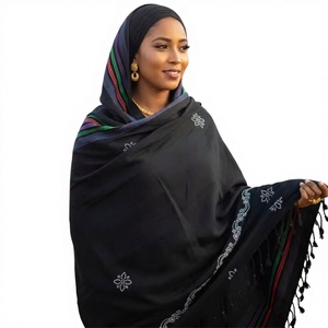 Chal de Pashmina Liso AHE para Invierno con Pedrería, Bordado de Viscosa Suave, Duradero, Largo, Sensación de Cachemira, Estampado Floral Paisley para Mujer, para Exteriores - Product Image 1