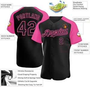Camisetas de béisbol transpirables cómodas personalizadas Juego de Nombres y Números personalizados para equipos deportivos Fans Ligas - Product Image 6
