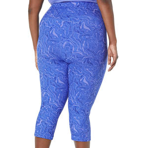 Leggings de yoga pour femmes respirants à taille mi-haute imprimés par sublimation, séchage rapide, taille élastique personnalisée - Product Image 6