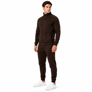 Survêtement de base pour homme 2026 avec capuche, tissu brossé de haute qualité, chevilles côtelées, respirant et écologique - Product Image 6