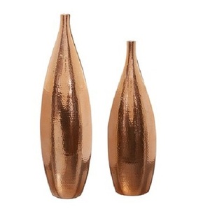 Florero de Metal atractivo de lujo Diseño moderno Color cobre de alta calidad para la decoración del hogar y la fiesta Precio mínimo - Product Image 4