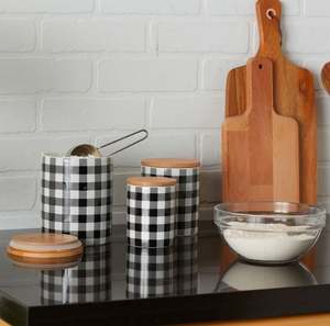 Récipient de stockage galvanisé durable idéal pour les collations de grains d'épices et l'organisation de garde-manger Boîte de cuisine élégante - Product Image 6