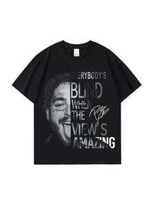 Camisetas de Manga Corta Tejidas para Hombre, Mezcla de Algodón/Poliéster Transpirable, Sublimación OEM, Ajuste Personalizado, Cómodas para Uso Diario - Product Image 3