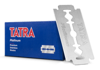 Lames de rasage en acier inoxydable de qualité supérieure TATRA Platinum pour un rasage en douceur en acier suédois platine et revêtement PTFE