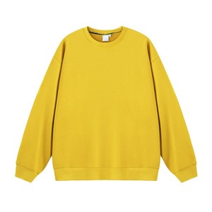OEM de haute qualité 100% coton polaire à épaules tombantes manches longues hommes imprimé personnalisé pull-over sweatshirts - Product Image 1