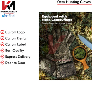 ผู้ผลิตถุงมือล่าสัตว์แบบ OEM จับกระชับมือ สวมใส่สบาย ปรับขนาดข้อมือได้ จัดส่งรวดเร็ว ขายส่งถุงมือล่าสัตว์แบบ OEM สำหรับใช้งานกลางแจ้งเชิงยุทธวิธี - Product Image 3